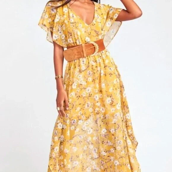 Show Me Your Mumu Paloma Dress Flirtin Floral Size Small - Picture 2 of 11